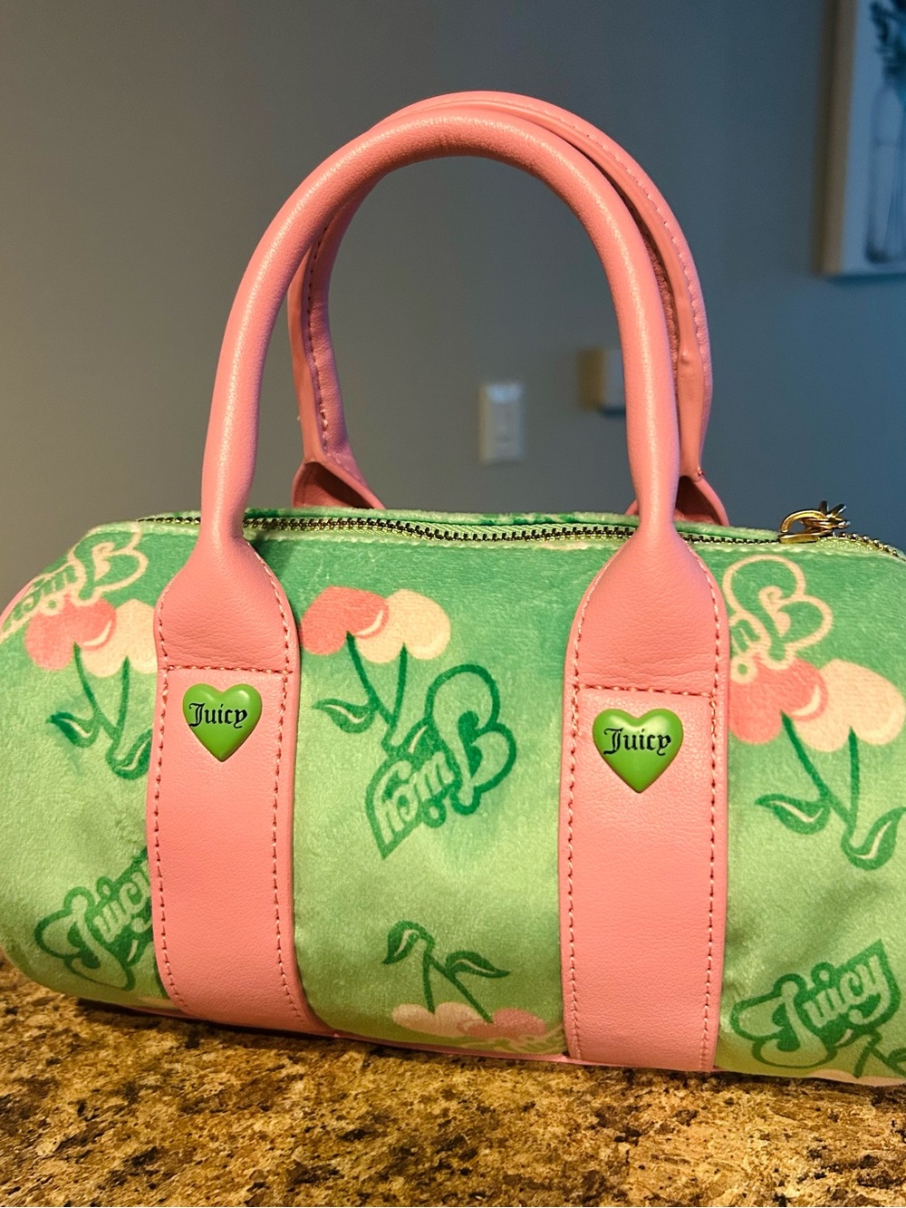 Juicy Couture Retro Mini Barrel Bag